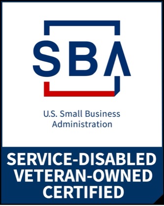 U.S. Small Business Administration Service-Disabled Veteran-Owned Certified seal
